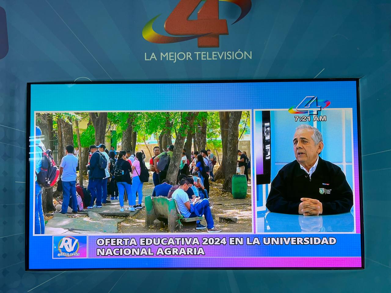 Entrevista en Canal 4 Nicaragua