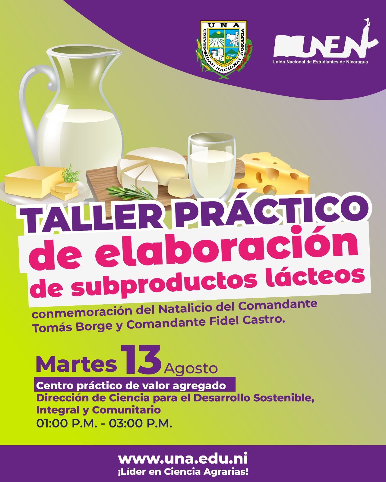 Taller práctico de elaboración de subproductos lácteos