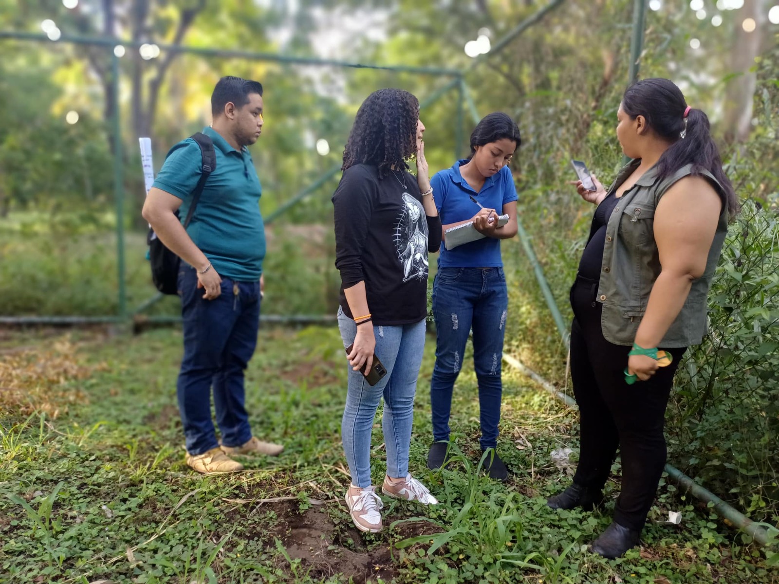 Participantes del Mapeo y la geo digitalización de áreas verdes